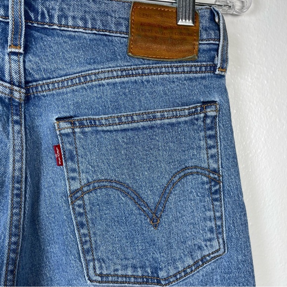 Levi's Wedgie Straight Premium Button Fly Jeans 29 - Picture 8 of 14